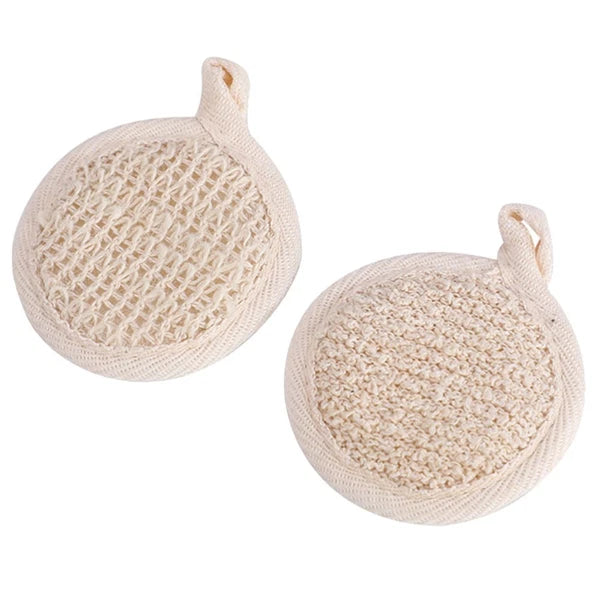 2 Pcs Bath Towel Scrubber for Cleaning Body Exfoliator Scrubbing Cloth