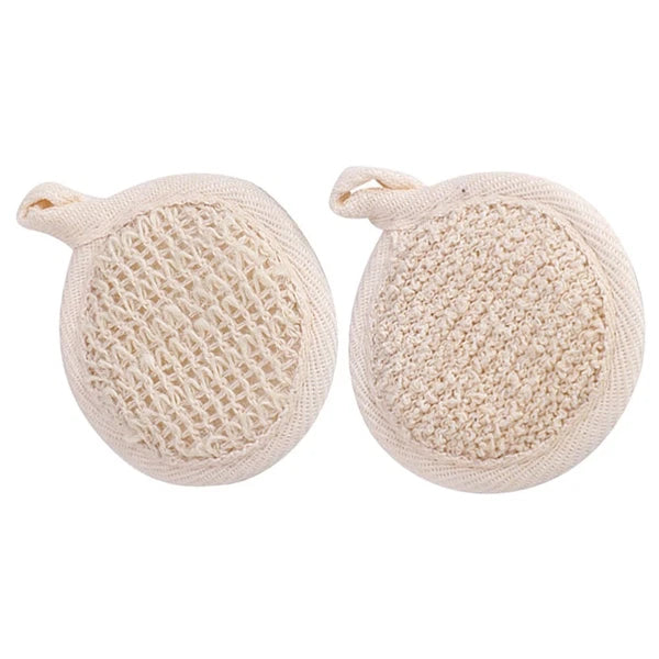 2 Pcs Bath Towel Scrubber for Cleaning Body Exfoliator Scrubbing Cloth