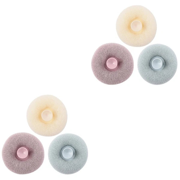3pcs Bath Shower Brushes Body Wash Exfoliating Scrubbers Suction Body Scrubber