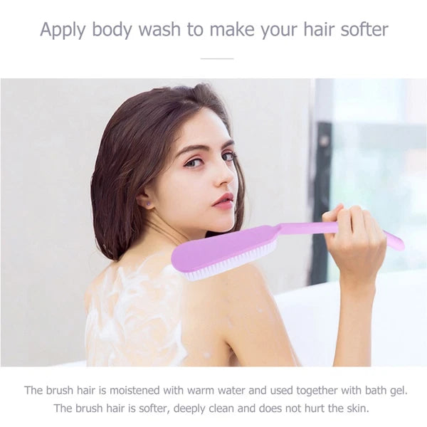 2 PCS Back Scrub Brush Cleaning for Body Care Bathroom