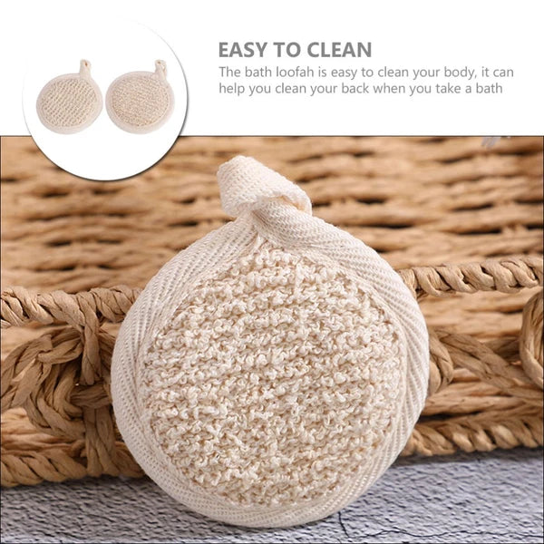 2 Pcs Bath Towel Scrubber for Cleaning Body Exfoliator Scrubbing Cloth