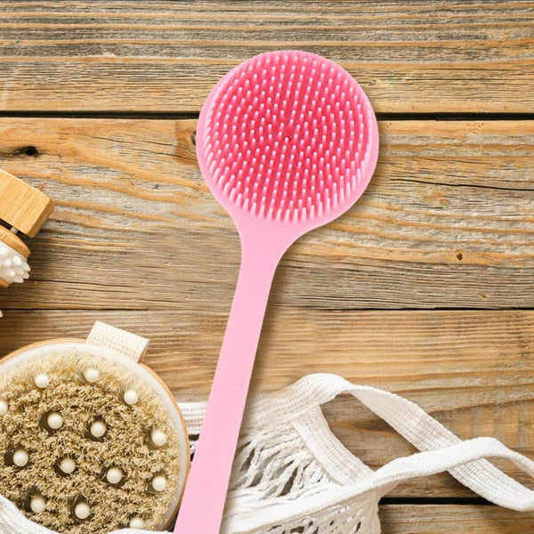 3 PCS Bath Brush Silicone Loofah Exfoliating for Dad Back Shower