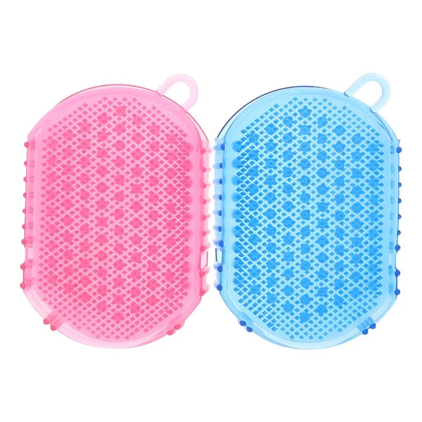 2 Pcs Massage Brush Body Exfoliator Dry Man Bath Brushes for Shower