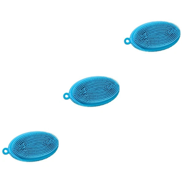 3 Pcs Bath Brush Child Newborn Body Exfoliator Scrubbing Hair Washing