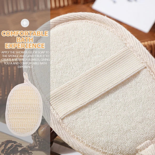6 Pcs Bath Scrubber Baby Body Scrubbing Brush Shower Sponge Exfoliating