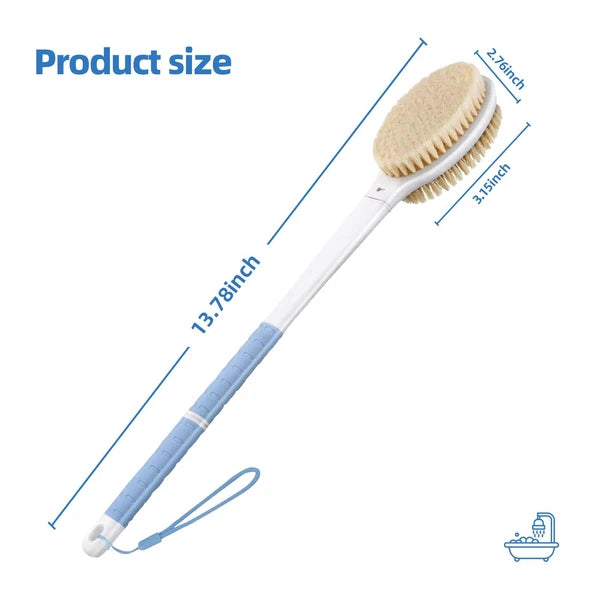 Back Brush Long Handle Shower Bath Scrubber Body For Non-slip Handled Cleang