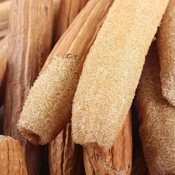 4 Pcs Natural Loofah Sponges Organic Luffa Bath Shower Sponge Exfoliating Body