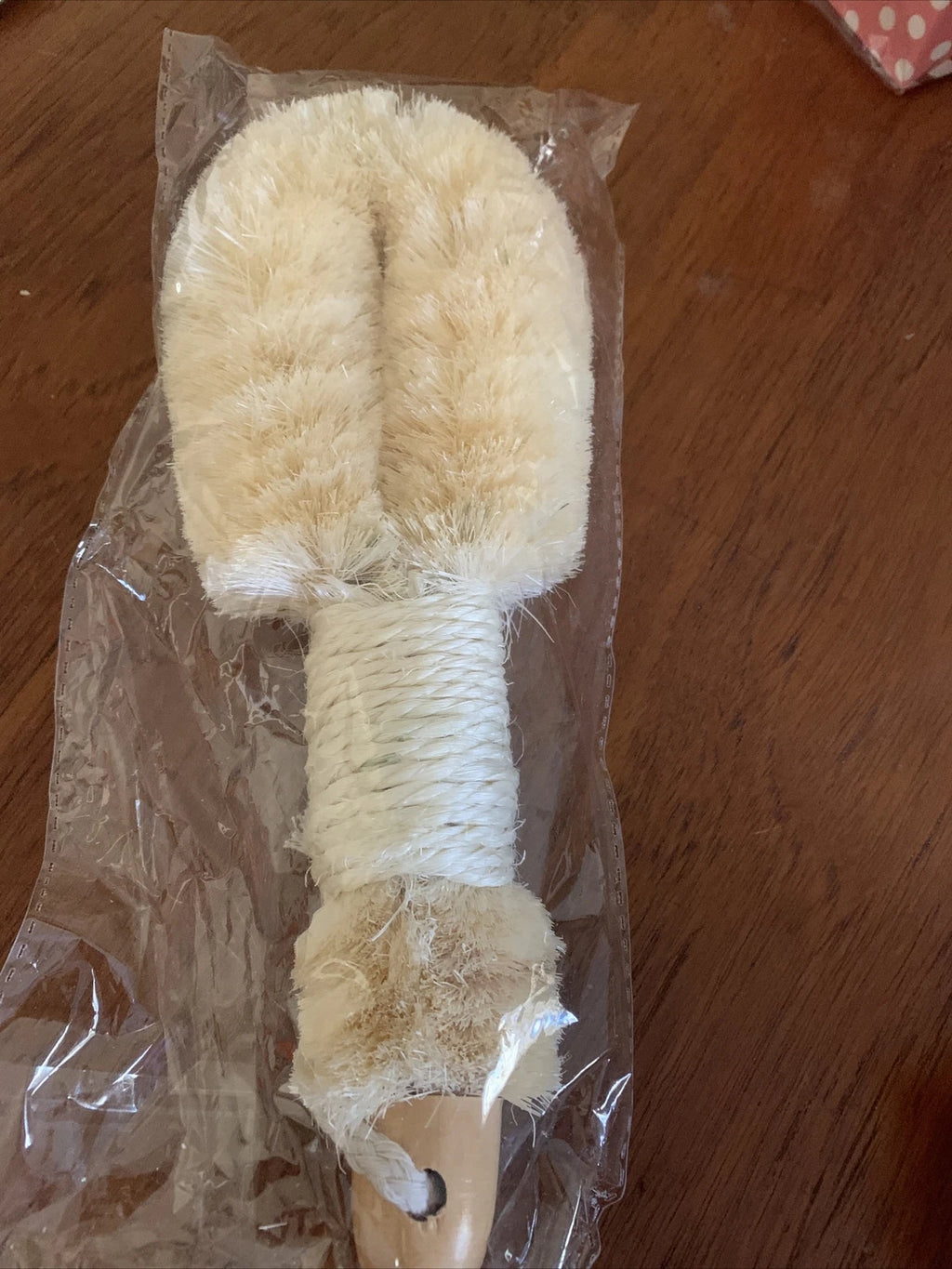 loofah style shower brush -new