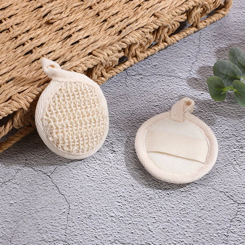 2 Pcs Bath Towel Scrubber for Cleaning Body Exfoliator Scrubbing Cloth