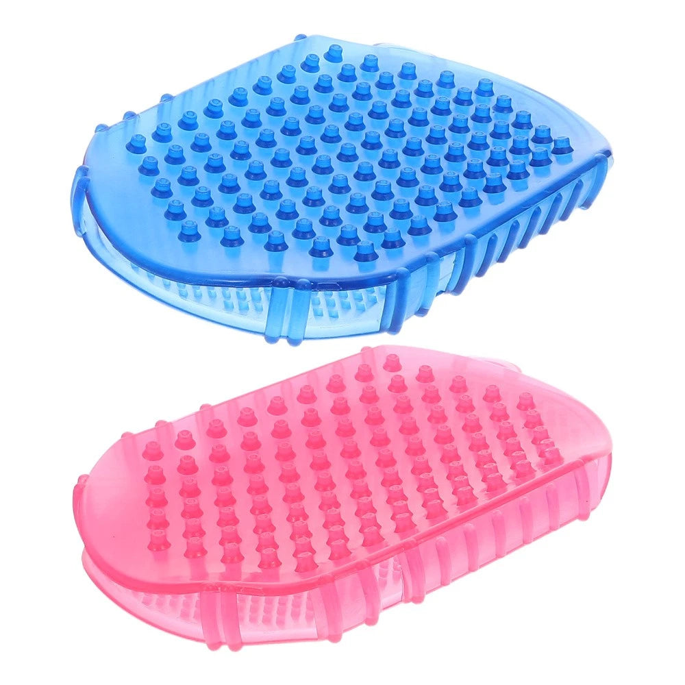 2 Pcs Massage Brush Man Body Exfoliator Bath Brushes for Shower Back Scrubber