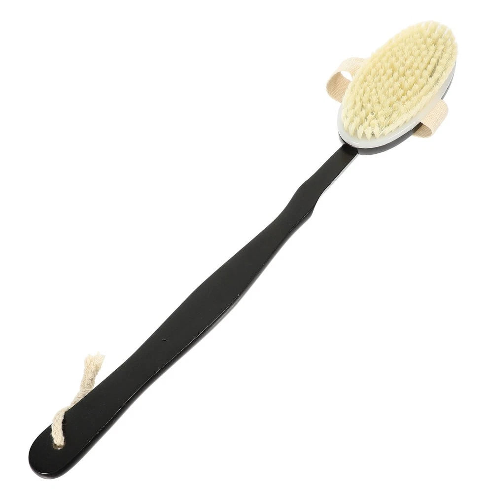 Bend Handle Bath Brush Skin Exfoliator for Back Shower Scrubber Body