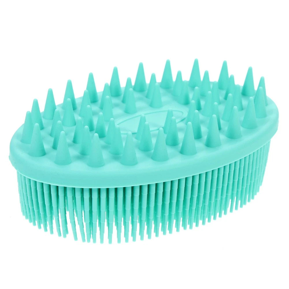 2 Pieces Silicone Bath Brush Bathing Accessories Shower