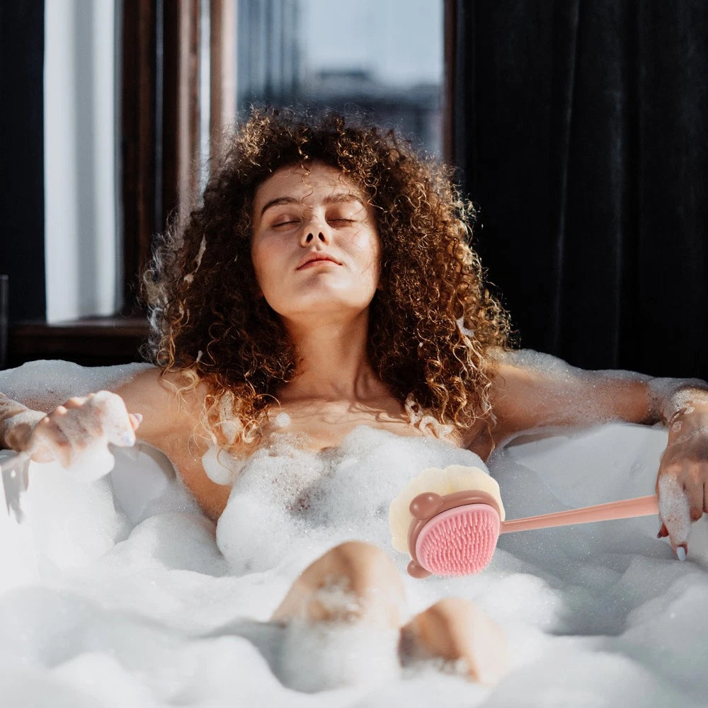 Bath Brush Dad Exfoliating Body Scrubber Shower Bathroom Scrubbing