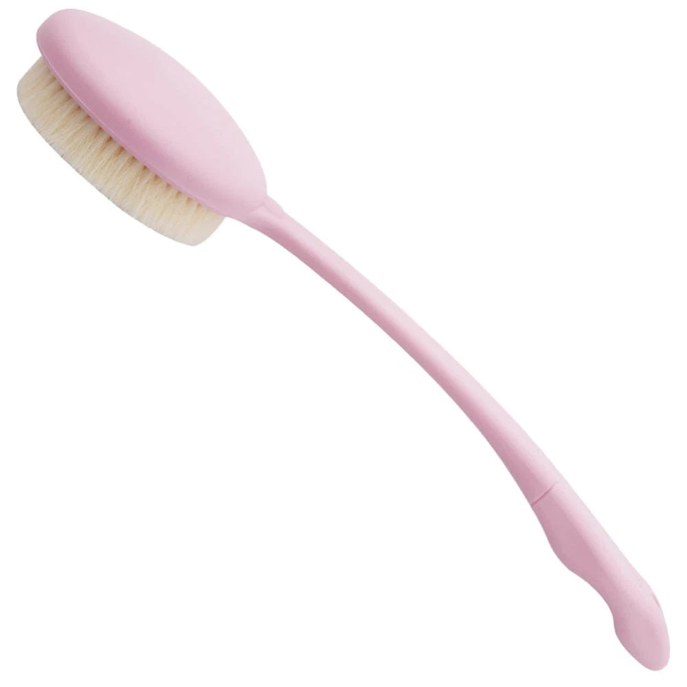 Body Exfoliator Shower Brush Long Handle Scrub Man Back Scrubber for