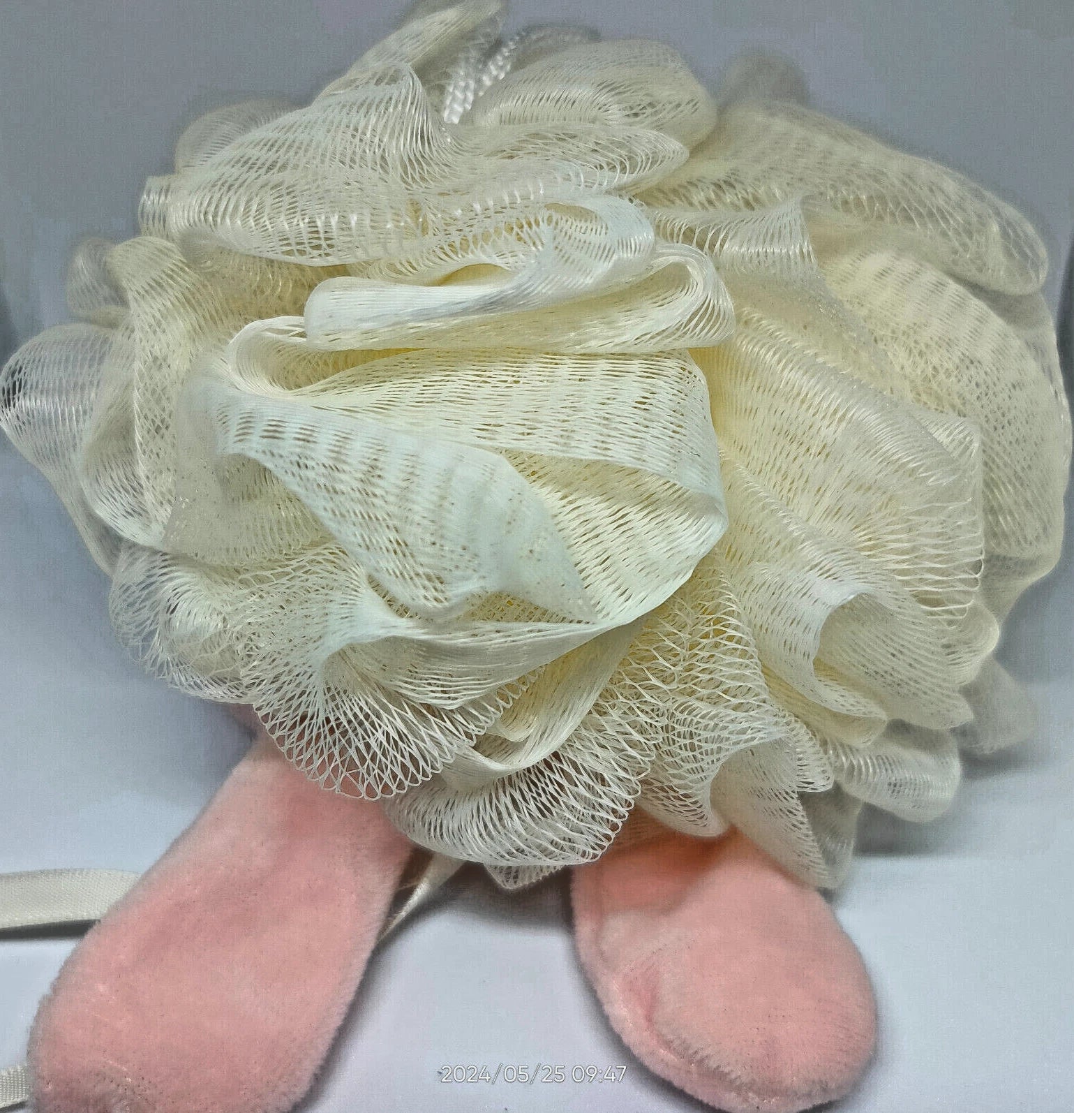 Soft Bath Body Shower Sponge Mesh Body Scrub for Adult Back Scubber