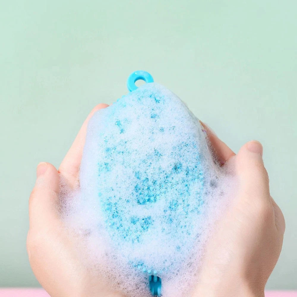 3 Pcs Bath Brush Child Newborn Body Exfoliator Scrubbing Hair Washing