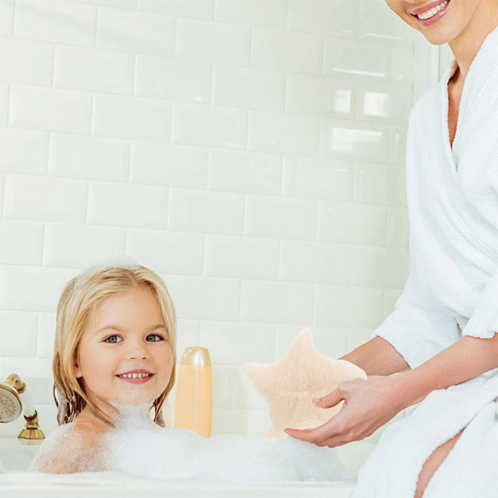 4 Pcs Sponge Bath Brush Toddler Newborn Baby Shower Scrubber for Men