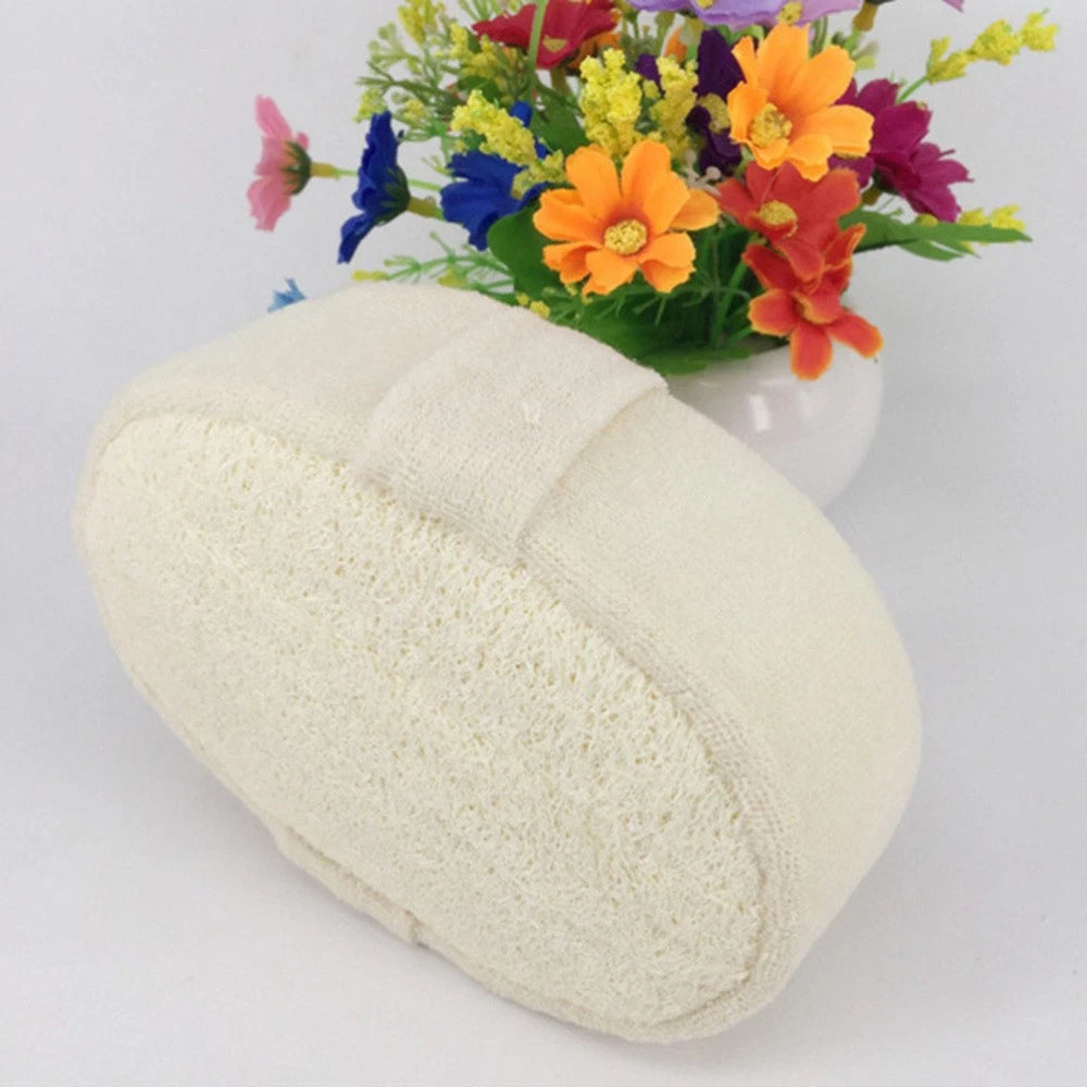 3 Pcs Loofah Bath Towel Natural Shower Sponge Exfoliating Body Brush