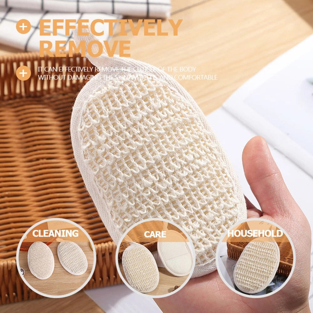 6 Pcs Bath Scrubber Baby Body Scrubbing Brush Shower Sponge Exfoliating