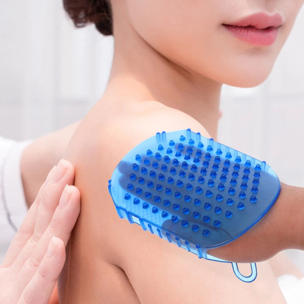 2 Pcs Massage Brush Man Body Exfoliator Bath Brushes for Shower Back Scrubber