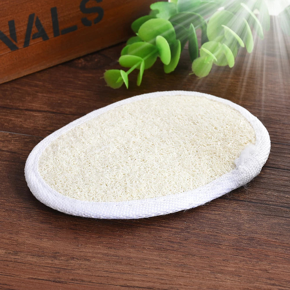 Natural Bath Pro Loofah Pad Shower Sponge Body Scrubber Exfoliating Wash Pad_EN-