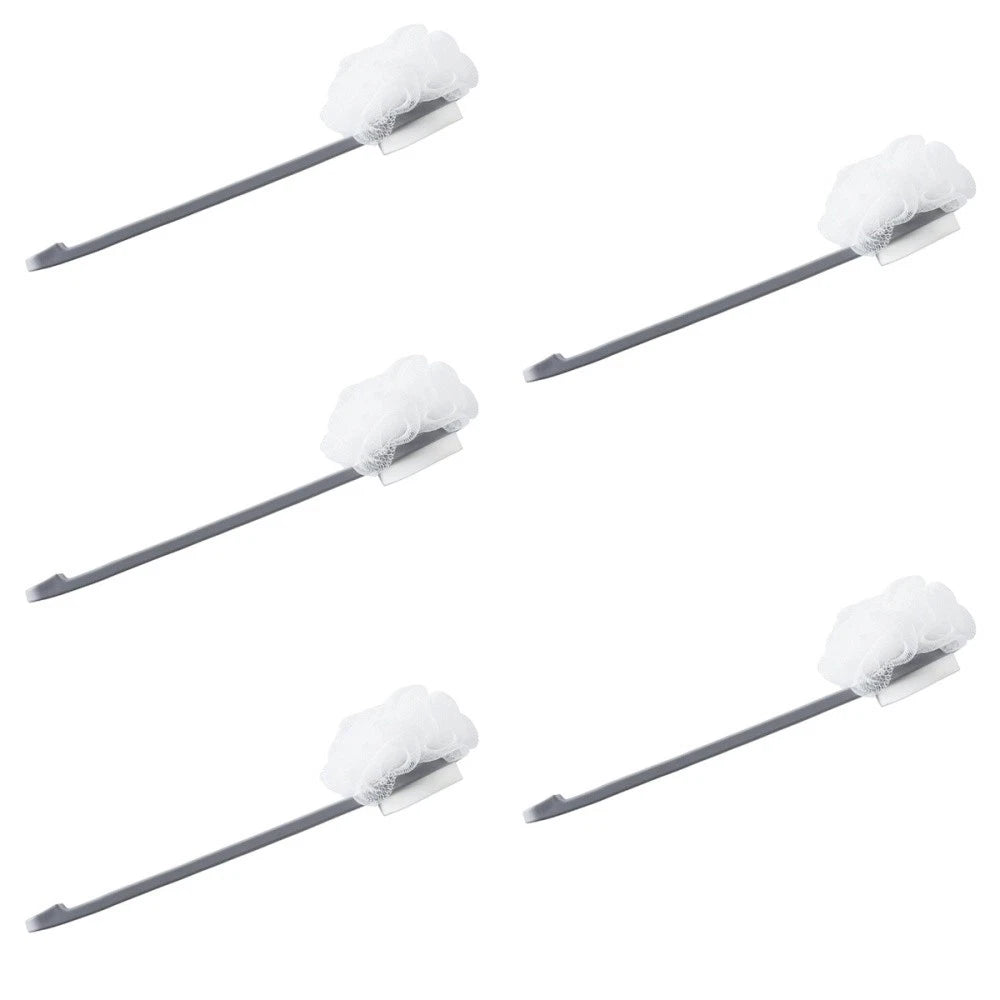 5 Count Bath Ball Brush Child Exfoliating Back Scrubber with Handles