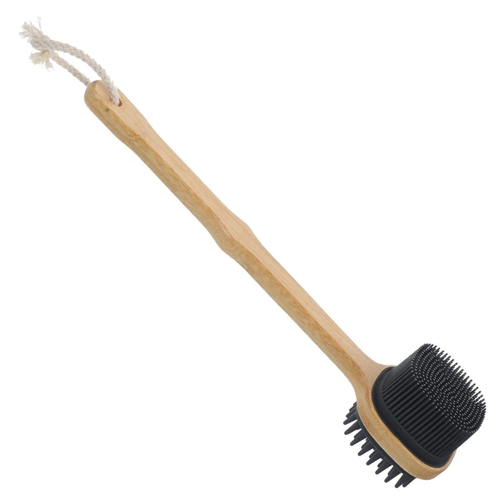 Bath Brush Exfoliating Back Scrubber Elderly Miss Long Handled Shower for Body