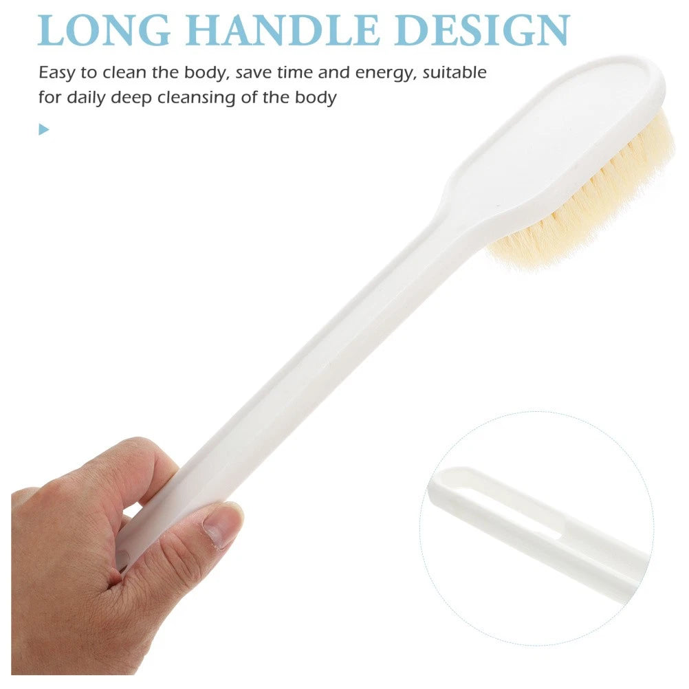 Bath Brush Miss Man Scrubbing with Handle Long Practical Bathing