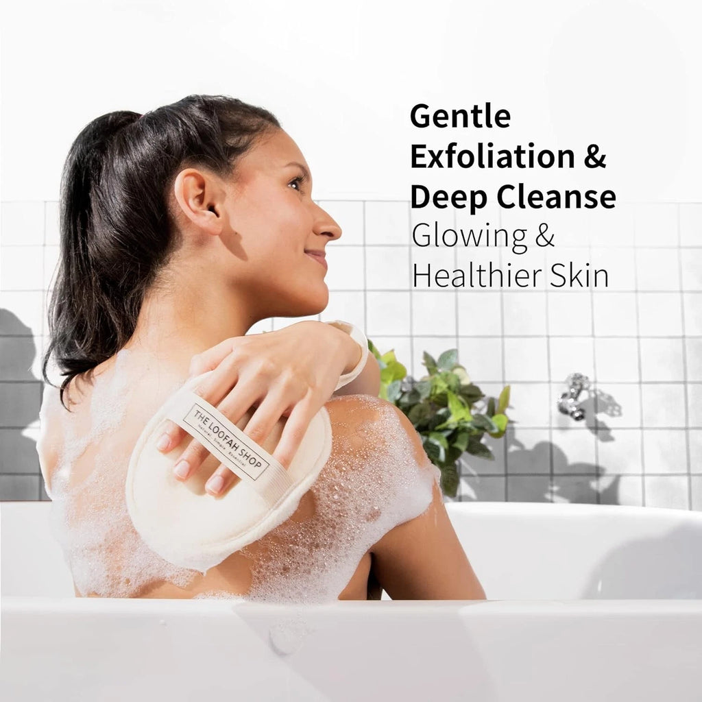 Bath Loofah Sponge, Exfoliating Body Scrubber, Shower Luffa for Men, Women an...