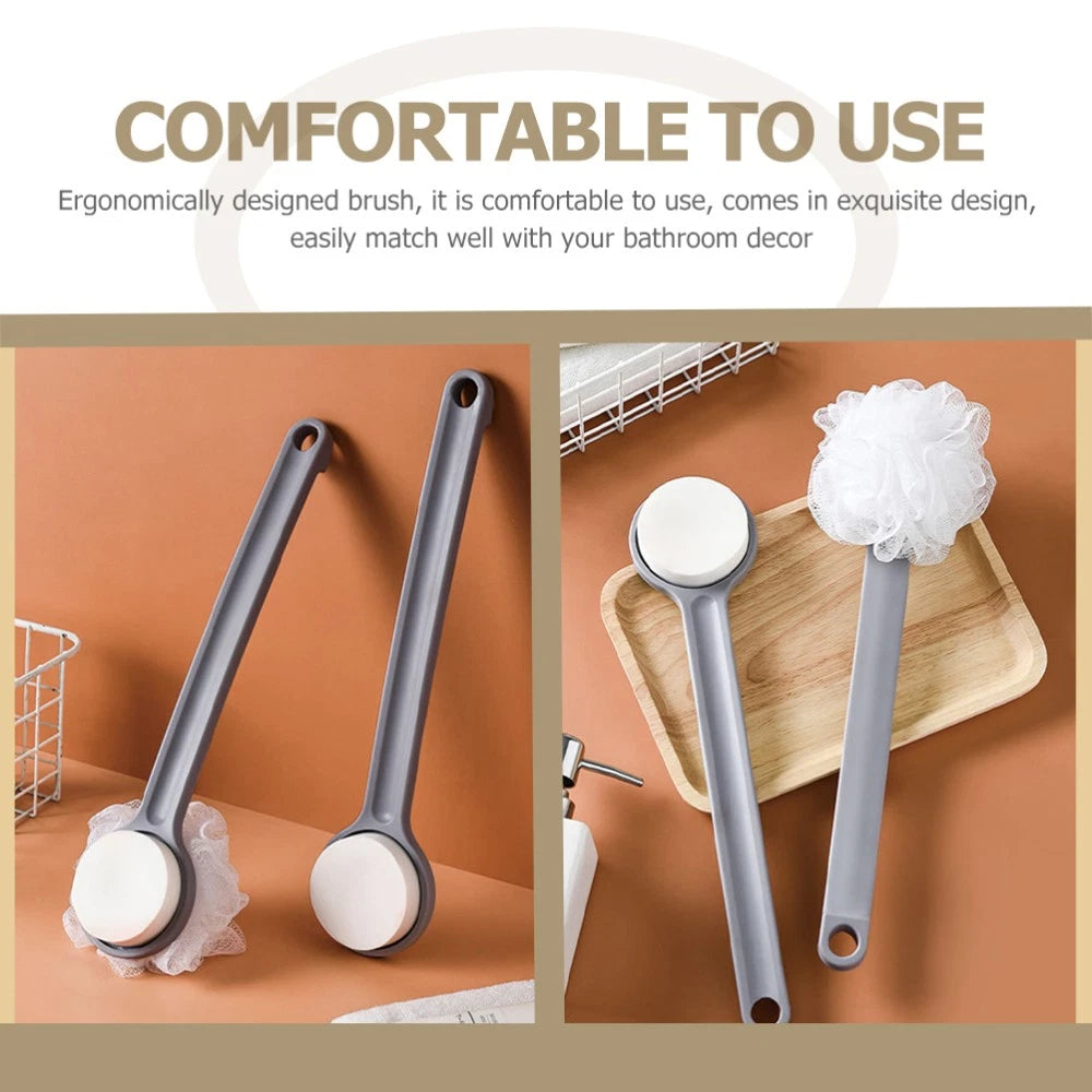 Bath Ball Brush Child Shower Scrubber for Body Exfoliating Back with Handles