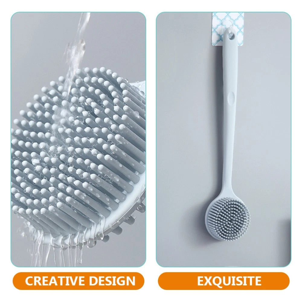 Bath Brush Silicone Body Scrubber Shower Man Back for Exfoliating