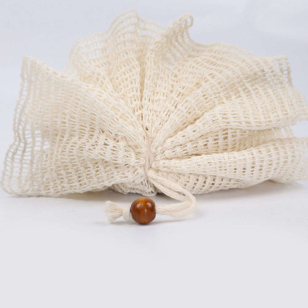 Bath Flower Towel Back Scrubber for Shower Exfoliating Mesh Ball