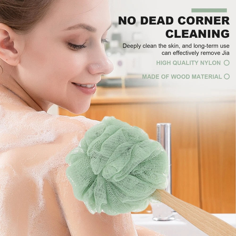 3 Pcs Bath Ball Towel Shower Brush Cleaning Scrubber Bathing Supply