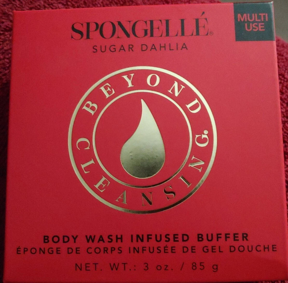 Spongelle Sugar Dahlia Infused Body Wash Buffer 3oz New Inside Sealed