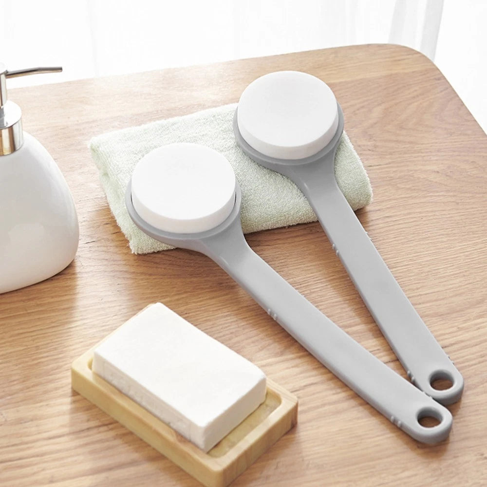 Scrub Brush Elder Long Handled Sponge for Shower Bath Back Exfoliating