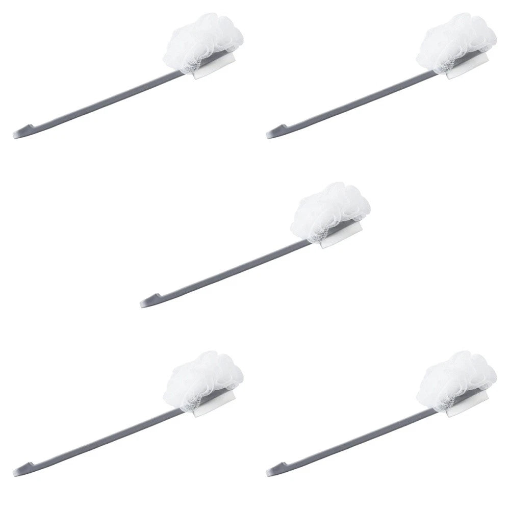 5 Count Bath Ball Brush Child Exfoliating Back Scrubber with Handles