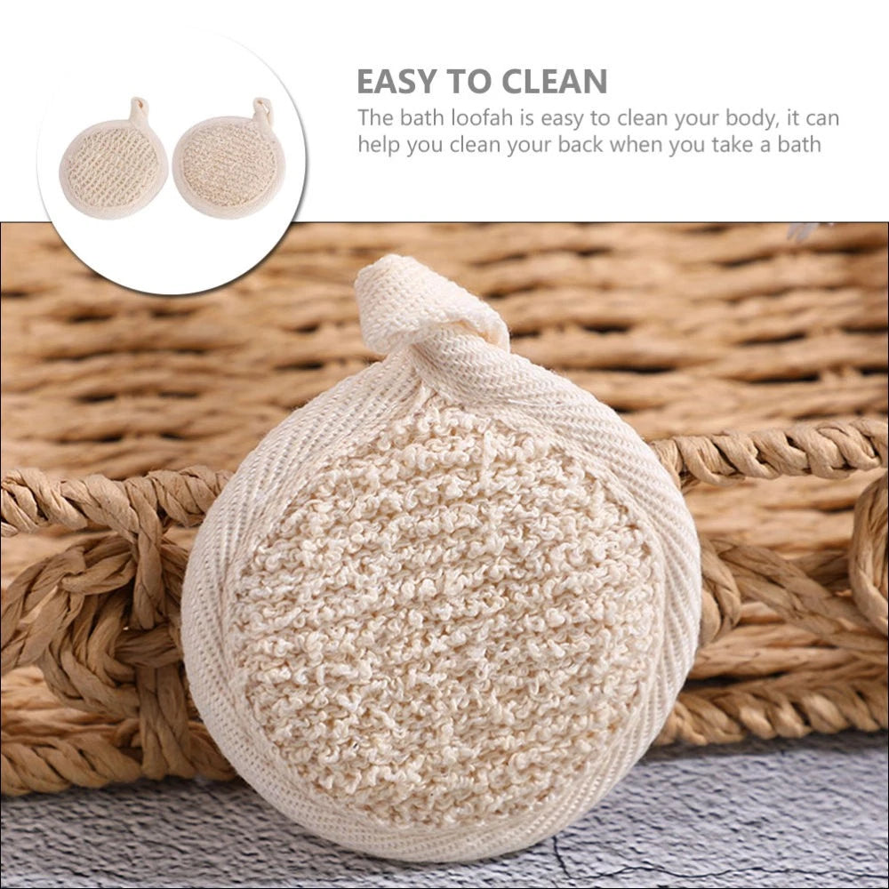 2 Pcs Bath Towel Scrubber for Cleaning Body Exfoliator Scrubbing Cloth