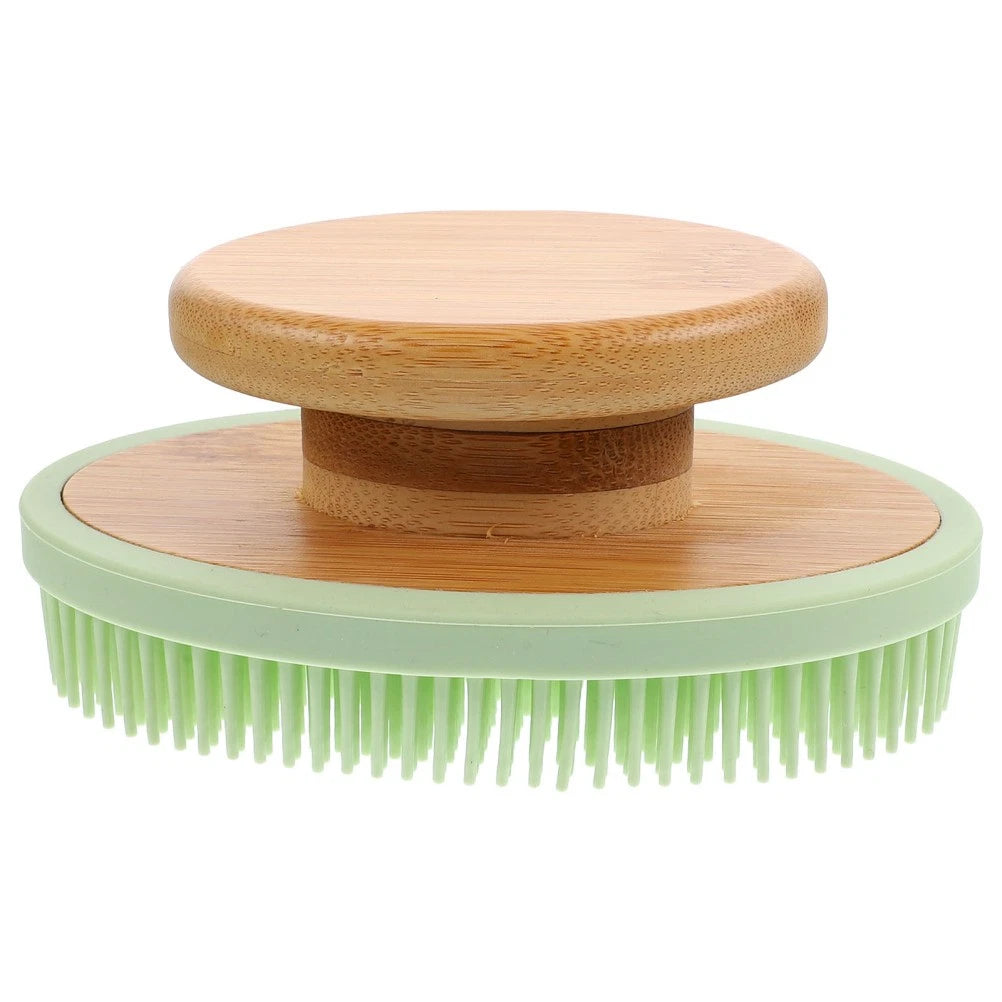 Bath Brush Silicone Body Scrubber Exfoliating Back for Shower Skin