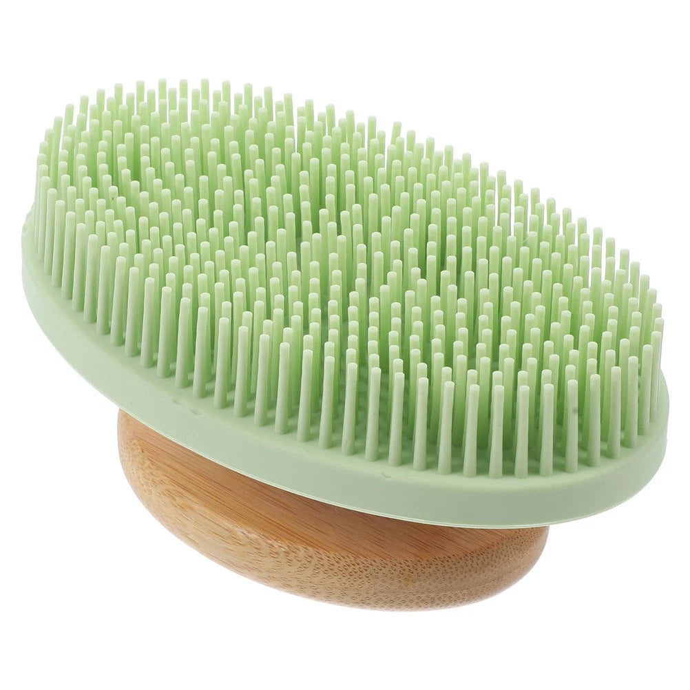 Bath Brush Silicone Body Scrubber Exfoliating Back for Shower Skin