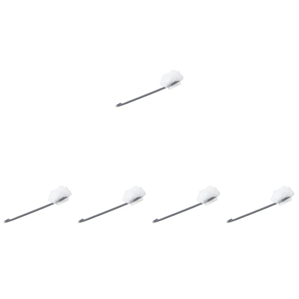 5 Count Bath Ball Brush Child Exfoliating Back Scrubber with Handles