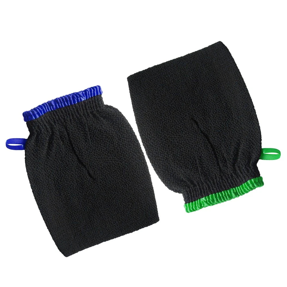2pcs Bath Glove Exfoliating Bath Glove Scrubber Body Brush Glove Body Scrubber