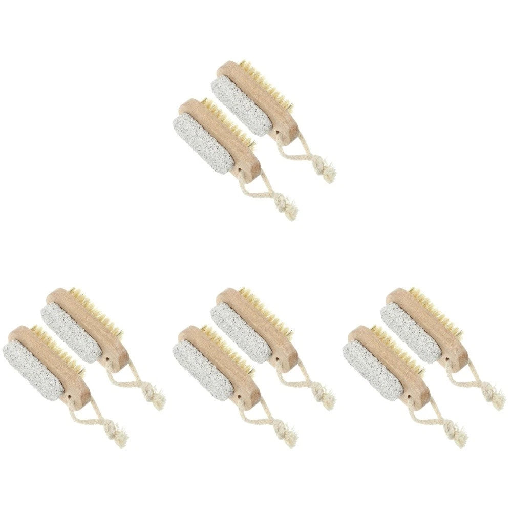 2 Pcs Double-sided Brush of Stepping Bath Foot Scrubber