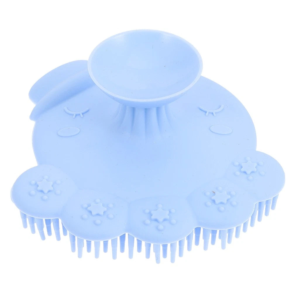 Lovely Silicone Baby Bath Brush Infant Shower Scrubber Baby Shower Brush