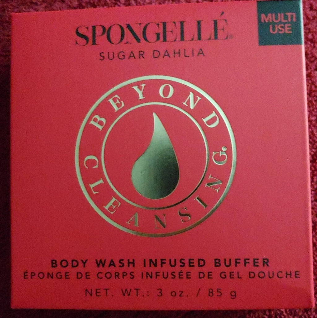 Spongelle Sugar Dahlia Infused Body Wash Buffer 3oz New Inside Sealed