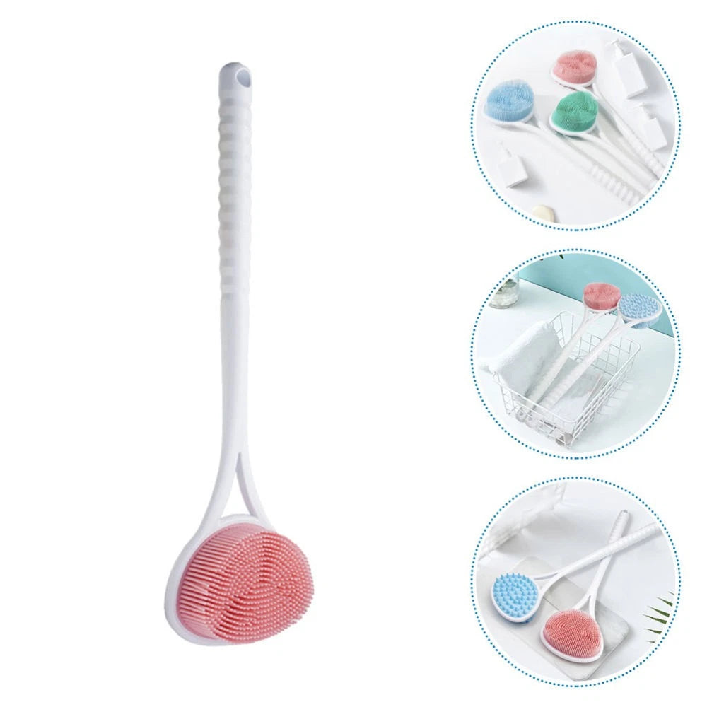 Back Scrub Brush Elder Man Shower Bath Scrubber Exfoliating Brushes