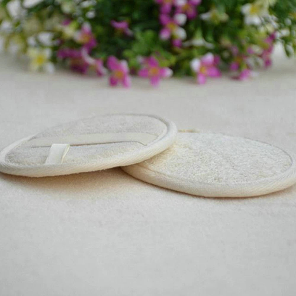 Natural Bath Pro Loofah Pad Shower Sponge Body Scrubber Exfoliating Wash Pad_EN-