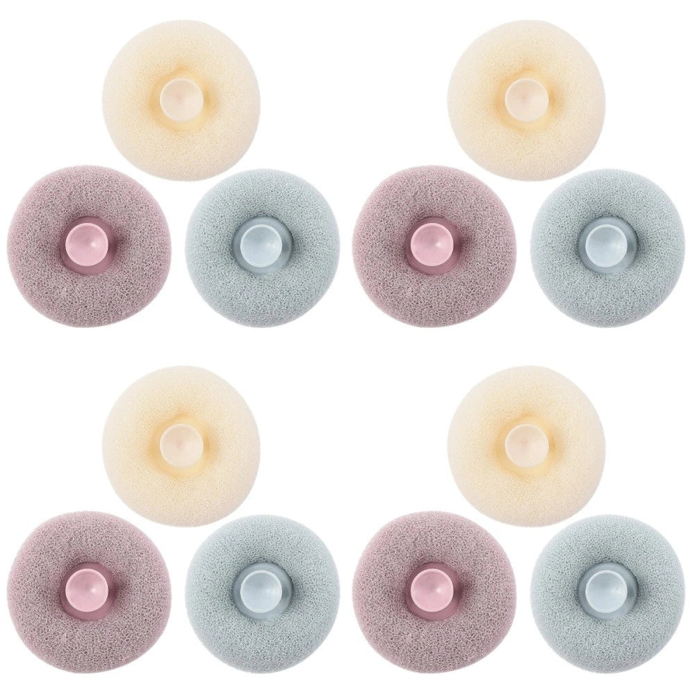 3pcs Bath Shower Brushes Body Wash Exfoliating Scrubbers Suction Body Scrubber
