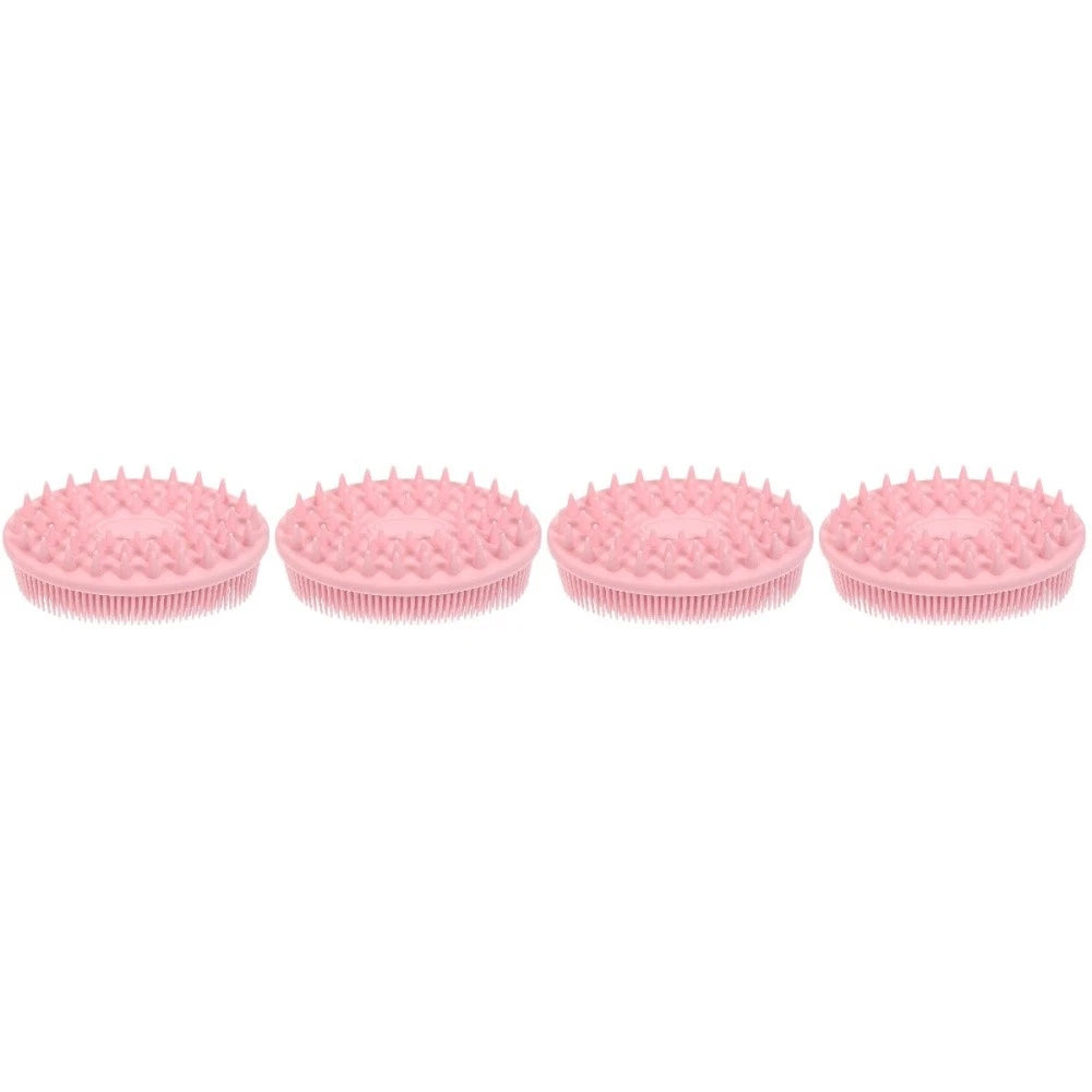 4 Pieces Silicone Bath Brush Child Man Brushes for Shower Baby Washing