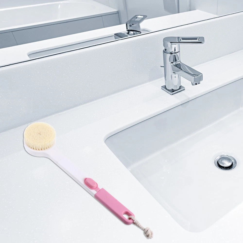 Soft Brush Work Elderly Bath Scrubber Body Scrubbers Long Handle