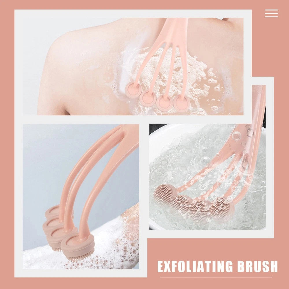 Bath Brush Soft Body Scrubber Exfoliator Man Women's Exfoliating Shower Brushes